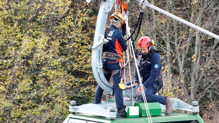 Kartepe Teleferik’te nefes kesen kurtarma tatbikatı
